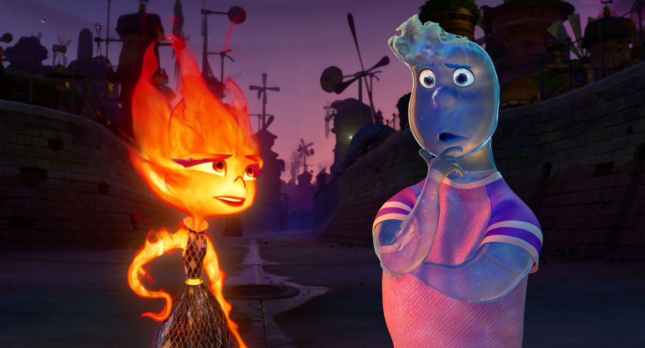 Disney and Pixar’s new animated film Elemental which opens Friday in theaters