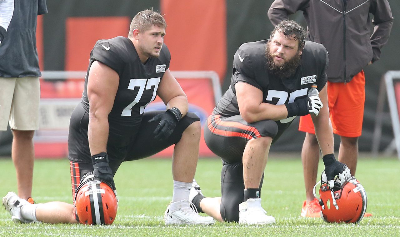 Cleveland Browns training camp, August 17, 2020